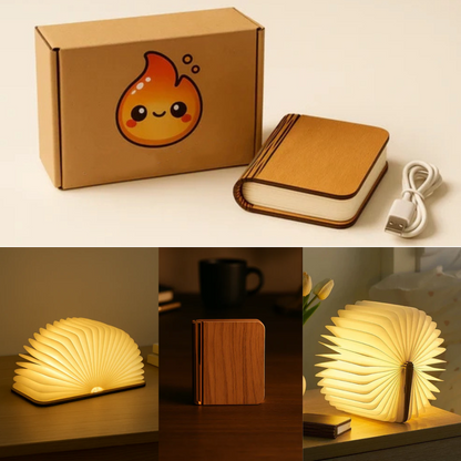 Flash Sale-7 Colors Folding Book Lamp