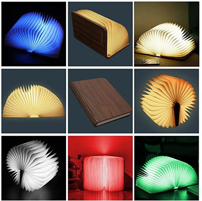 Flash Sale-7 Colors Folding Book Lamp