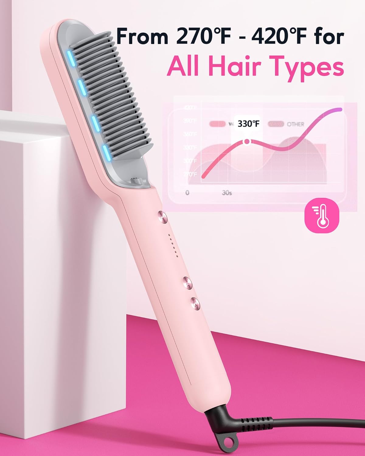 Sleek Sweep Ionic Straightening Brush